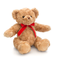 Teddy Bear Cuddly Toy - Add a little cuddle with to your floral gift with one of our soft toys.  High quality cuddly toys as an add-on item only to any flower bouquet or arrangement.