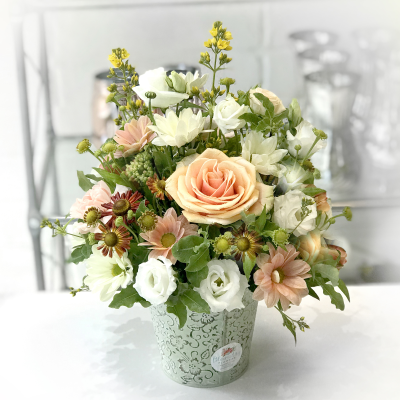 A New Day - Flowers to put a smile on their face. Let them know that you’re thinking of them with this fun petite collection of flowers and foliage to send same day. Flowers for same day delivery by the local florist.