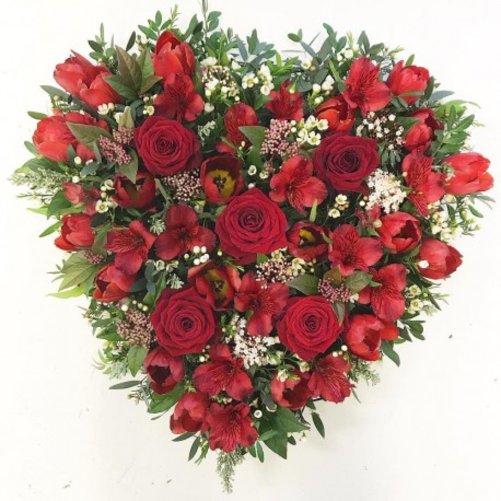 Heart Shaped Funeral Wreath