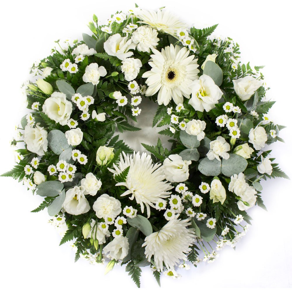 Classic Wreath in White